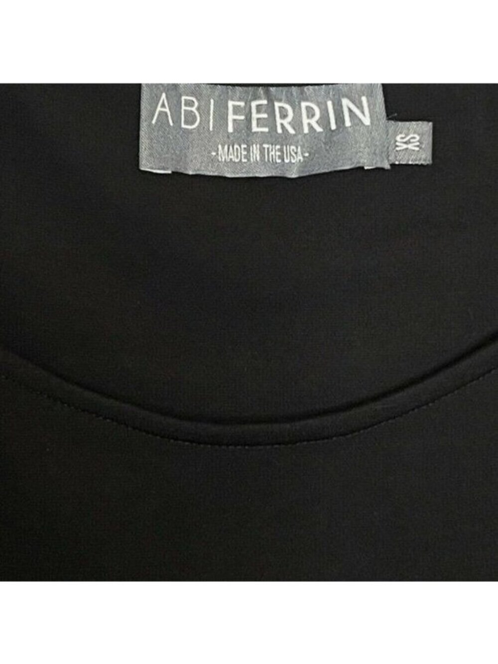 Abi Ferrin ROSALIE Women's Bodycon Black Dress Bell Sleeves Boho Trim Size XS - Picture 7 of 12
